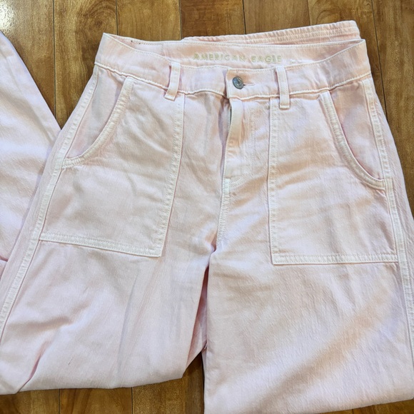 American Eagle stretch super high waist baggy wide leg pant - Picture 4 of 4